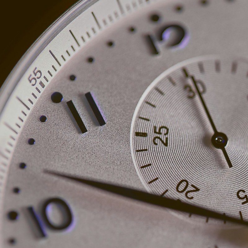 Silver Sunburst Watch