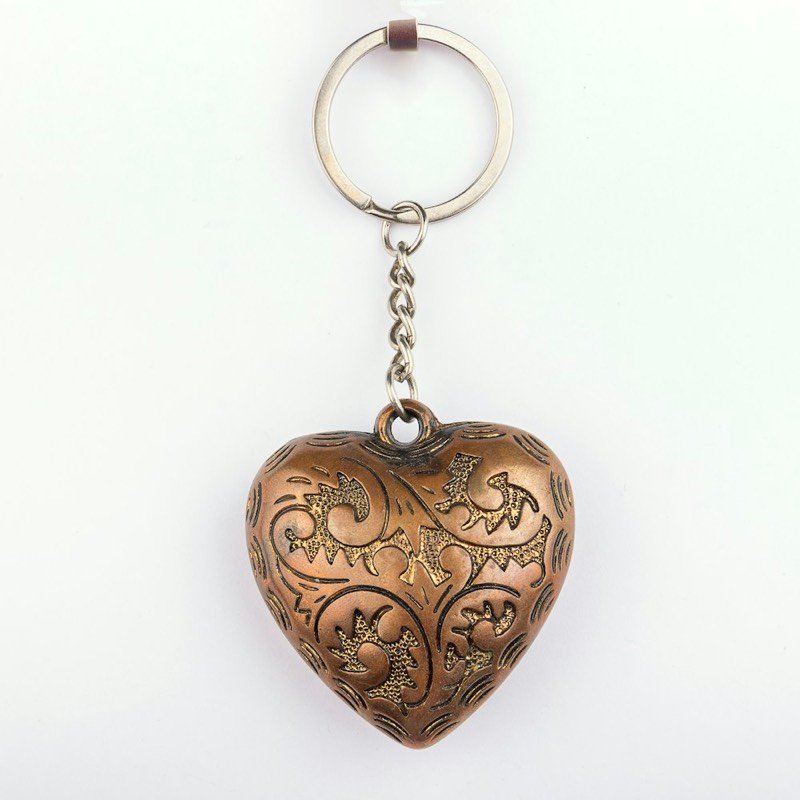 Vintage Heart Keyring