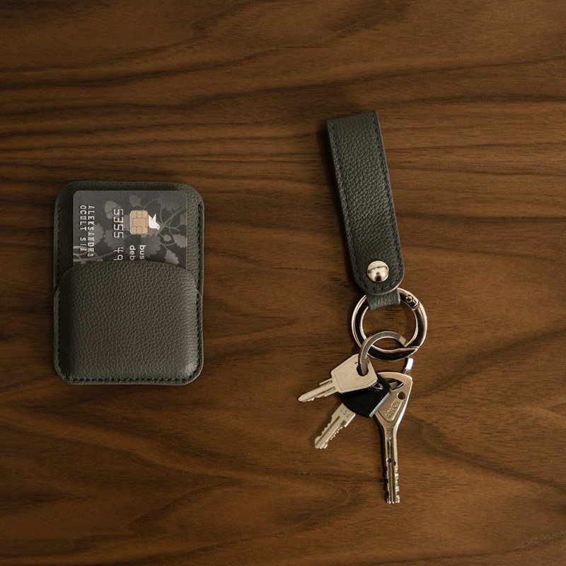 Leather Loop Keyring