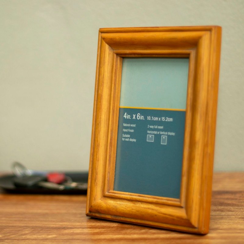 Golden Oak Photo Frame